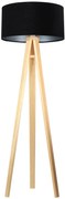 Lampa stojąca HOME 50 czarna/srebrna/sosna BPS KONCEPT