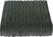 Ręcznik z mikrobawełny DELUXE grafitowy, 50 x 95 cm, 50 x 95 cm