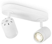 LED Oświetlenie punktowe ściemnialne MANU 2xGU10/5,8W/230V biały