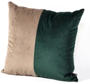 Poduszka Patchwork kwadratowa beige green