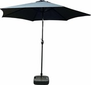 Ciemnoszary klasyczny parasol do ogrodu F1-R99