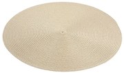 Altom Podkładka Straw beżowy, śr. 38 cm, zestaw 4 szt.