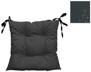 Poduszka wodoodporna na krzesło ogrodowe Oxford grafit 50x50