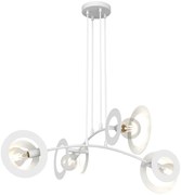 Biała regulowana lampa wisząca - D156 R3-S18