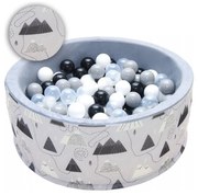 Suchy Basen Z Kulkami 80x30cm - Góry I Doliny - 200 Piłeczek