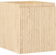 Mexen Rivel szafka łazienkowa podumywalkowa 40 cm, 1 szuflada, ryflowana , dąb - 91A20-04047-1-BF81