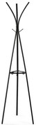 Czarny wieszak Kave Home Stearn, wys. 183 cm