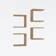 Półka Base Sapphire Oak, 4 szt.