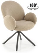 Krzesło tapicerowane K498 cappuccino HALMAR