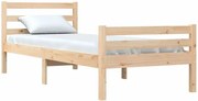 Pojedyncze łóżko z naturalnej sosny 90x200 R4-E48