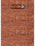 Fototapeta dla dzieci Harry Potter Peron 9 3/4 182x 252 cm, 4 części