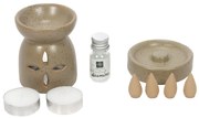 Kominek zapachowy + kadzidła HAPO, 9 elementów