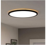 Eglo 901441-LED Lampa sufitowa łazienkowa ROVITO 16,8W/230V pr.50cm IP44 czarna