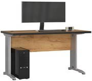 Minimalistyczne biurko proste dąb craft F8-K35