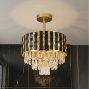 Brilagi - Przysufitowy żyrandol CRISTAL 5xE14/40W/230V śr. 38 cm