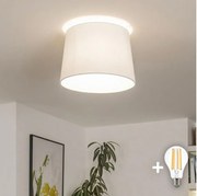 Brilagi - Przysufitowy żyrandol LED CERIA 1xE27/40W/230V Ø 30 cm biały