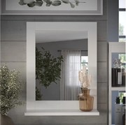 Lustro łazienkowe biały 40x10x50 vilda