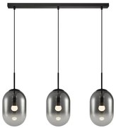 Żyrandol na lince ALIAS 3xE14/40W/230V czarny/szary