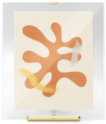 Szklana ramka stojąca w kolorze złota 26x30,5 cm Flute – Umbra