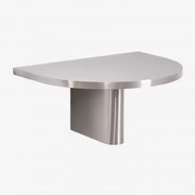 Szafka Nocna Wisząca 40x30 Cm Mayeli Stal Nierdzewna - Sklum