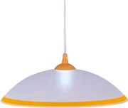 Biało-żółta lampa wisząca do jadalni - S563-Toba
