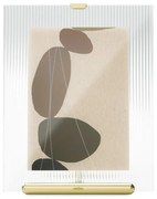 Szklana ramka stojąca w kolorze złota 19x23 cm Flute – Umbra