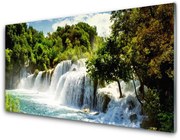 Obraz Akrylowy Wodospad Natura Las