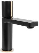 Bateria Umywalkowa REA ICON Czarna Złota Niska