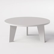 Stolik kawowy okrągły ELLA Ø90 cm Szary