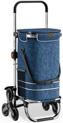 Torba na zakupy na kółkach do schodów COMFORT, 50l, niebieska Monzana