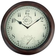 Zegar ogrodowy z termometrem Esschert Design Time