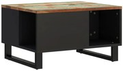 Prostokątny stolik kawowy z czarnym stelażem E8-D96