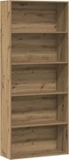 Księgozbiór Ręcznie Robiony z Dębu 80x30x189 cm Drewno Inżynieryjne