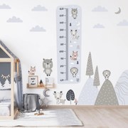 Naklejki na ścianę - Metr - Zwierzątka i wzgórza