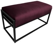 Ławka KAYA LOFT MG02 pufa podnóżek metal