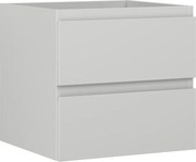 Mexen Orio szafka łazienkowa podumywalkowa 50 cm, 2 szuflady, szara mat - 91A10-05047-2-BFF62