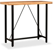 Brązowy industrialny stolik barowy – Norbos 3X