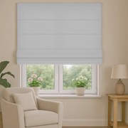 Roleta rzymska na wymiar Otto biała półmatowy welur - do 200 cm