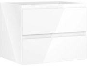 Mexen Orio szafka łazienkowa podumywalkowa 60 cm, 2 szuflady, biała połysk - 91A10-06047-2-BFF00