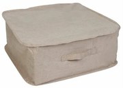 Compactor Tekstylny pojemnik do ubrań i kołder z zamkiem Sandy 46 x 46 x 20,5 cm