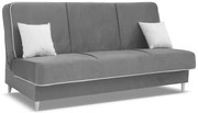 Ciemnoszara tapicerowana wersalka rozkładana G1-D46