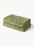 Ręcznik z wypukłą strukturą Leaf, różne rozmiary