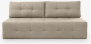Sofa z Funkcją Spania MORANA Beżowa Nowoczesna