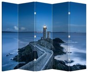 Parawan - Latarnia morska i morze (210x170 cm)