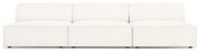 Kremowa sofa z materiału bouclé 240 cm Jodie – Micadoni Home