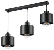 Żyrandol na lince 3xE27/35W/230V czarny