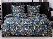 PrzytulneMieszkanie.pl PrzytulneMieszkanie.pl Pościel z mikrowłókna GRZYBY I ROŚLINY kolorowe Rozmiar pościeli: 2 szt 70 x 90 cm | 200 x 220 cm