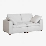 Dwuczęściowa Modułowa Sofa Airton Szarość Lodu - Sklum