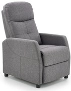Popielaty rozkładany fotel wypoczynkowy C5-E08
