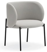 Jasnoszary fotel Teulat Mogi